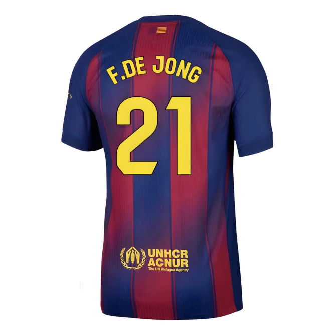 Official 2025-2026 Barcelona Home With Modern Design - Machine