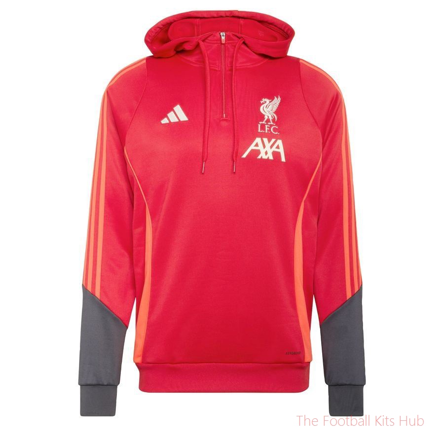 Liverpool Hoodie Tiro 25 - Strawberry Red