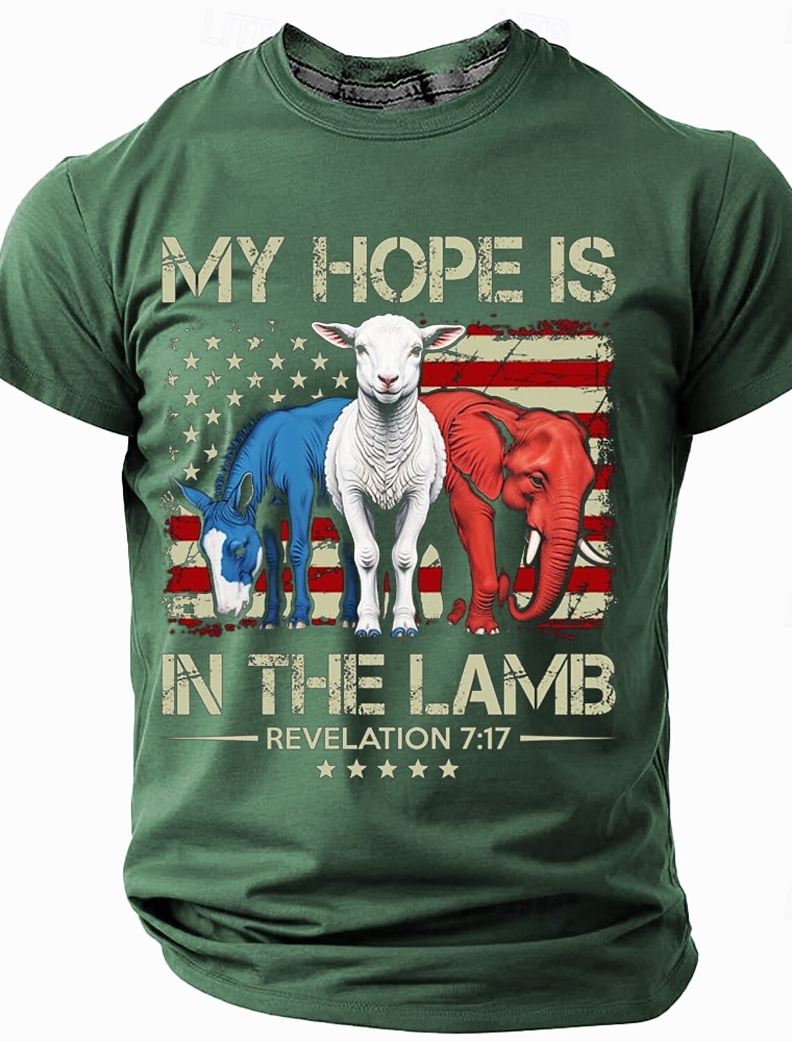 4th of July 2026 250th Memorial Day Patriotic Patriot 3D Print Crew Neck Short Sleeve T-Shirt Casual Daily Street