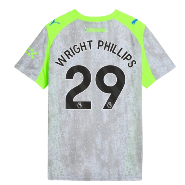 match worn 2025-2026 Man City Third Shirt (Kids) (Wright Phillips 29)