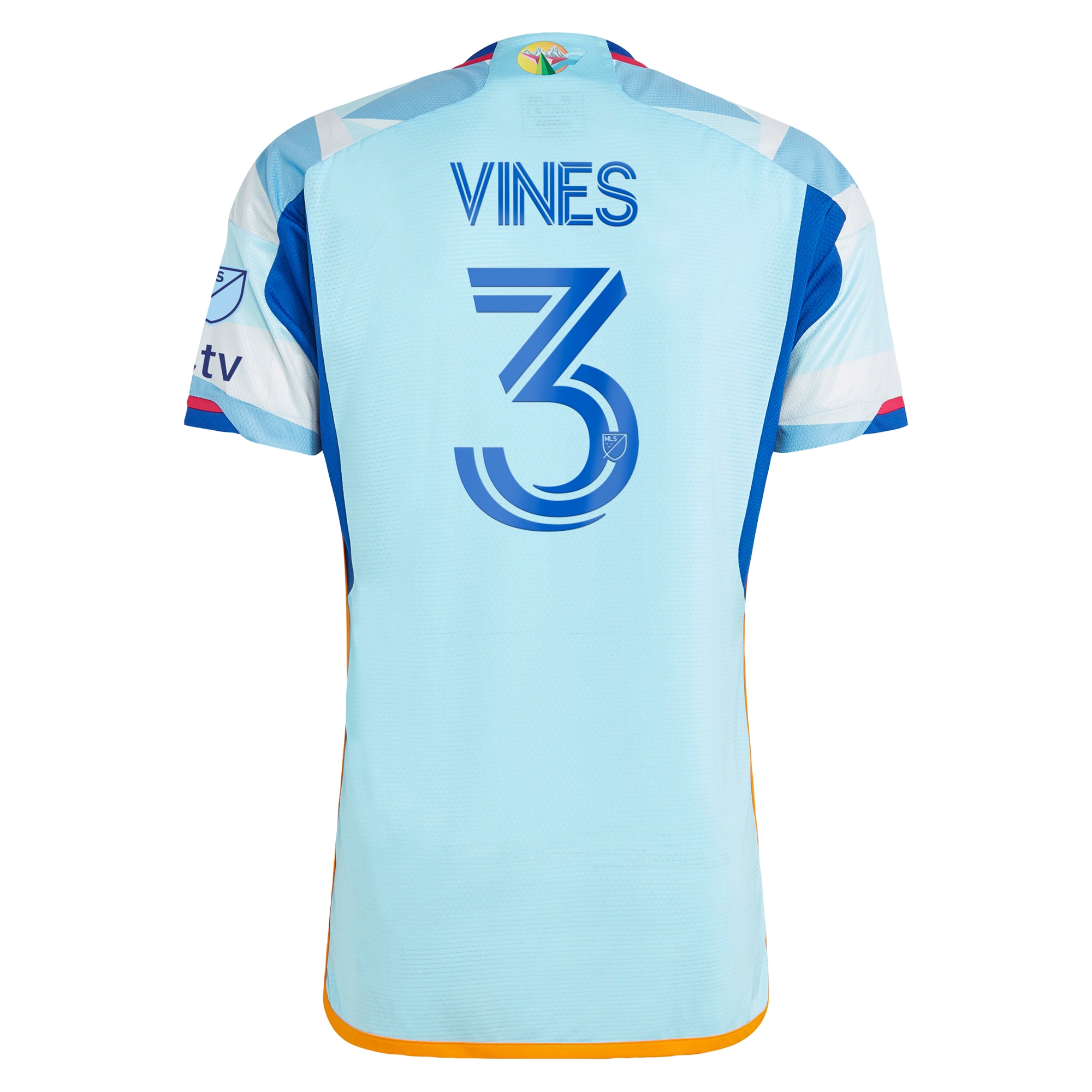 [SJH] Sam Vines Colorado Rapids 2024 New Day Kit Authentic Player Jersey - Light Blue
