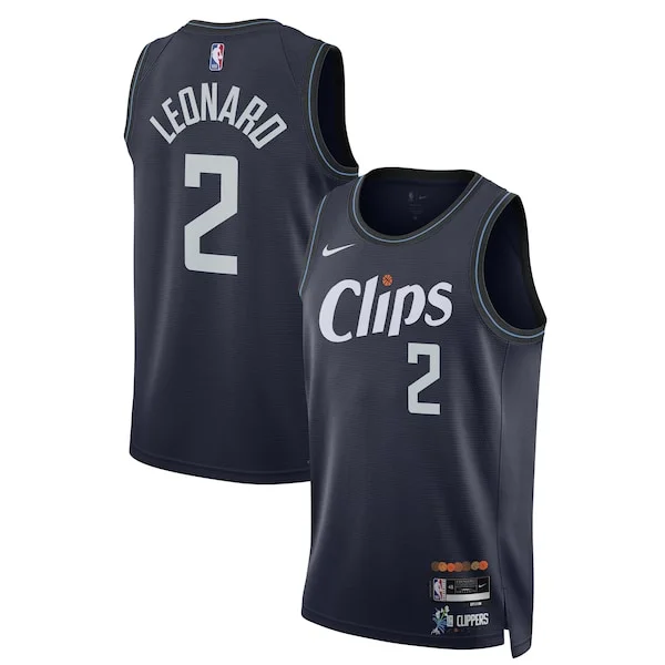 Kawhi Leonard OKC Swingman Jersey - genuine NBA - Navy athletic