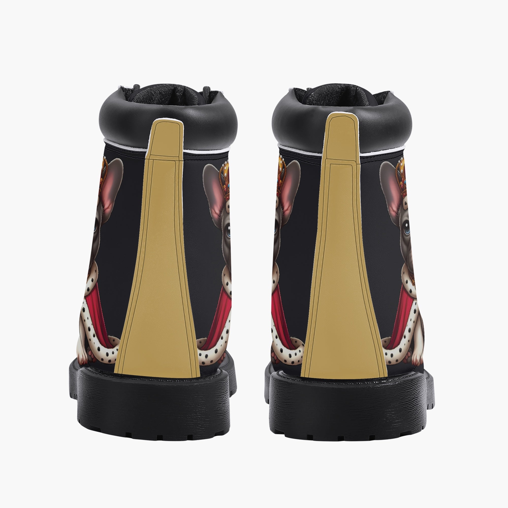 French Bulldog Lover Stanley Casual Leather Boot Gift For Dog Lovers