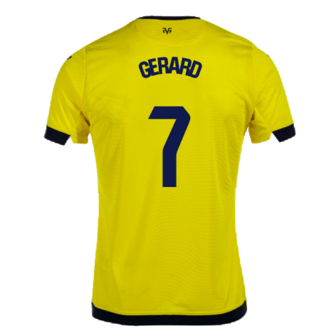 2023-2024 Villarreal Home Shirt (Gerard 7) - Ultras Approved - Cust...