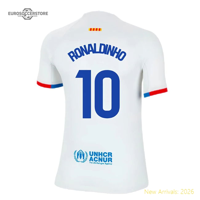 Gentle Kids Football Team Ronaldinho Jersey 2023-2024 Moisture-wicking