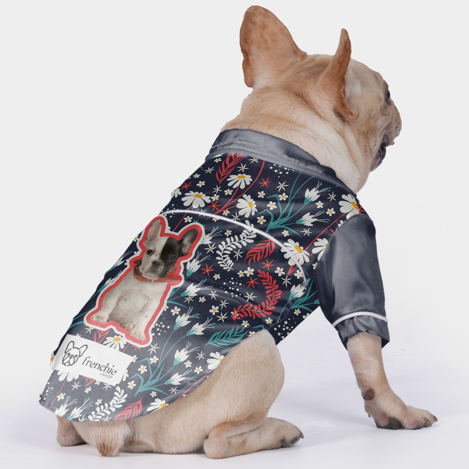 French Bulldog Pajamas With Your Dog's Image Outdoor Use | Safe For Paws