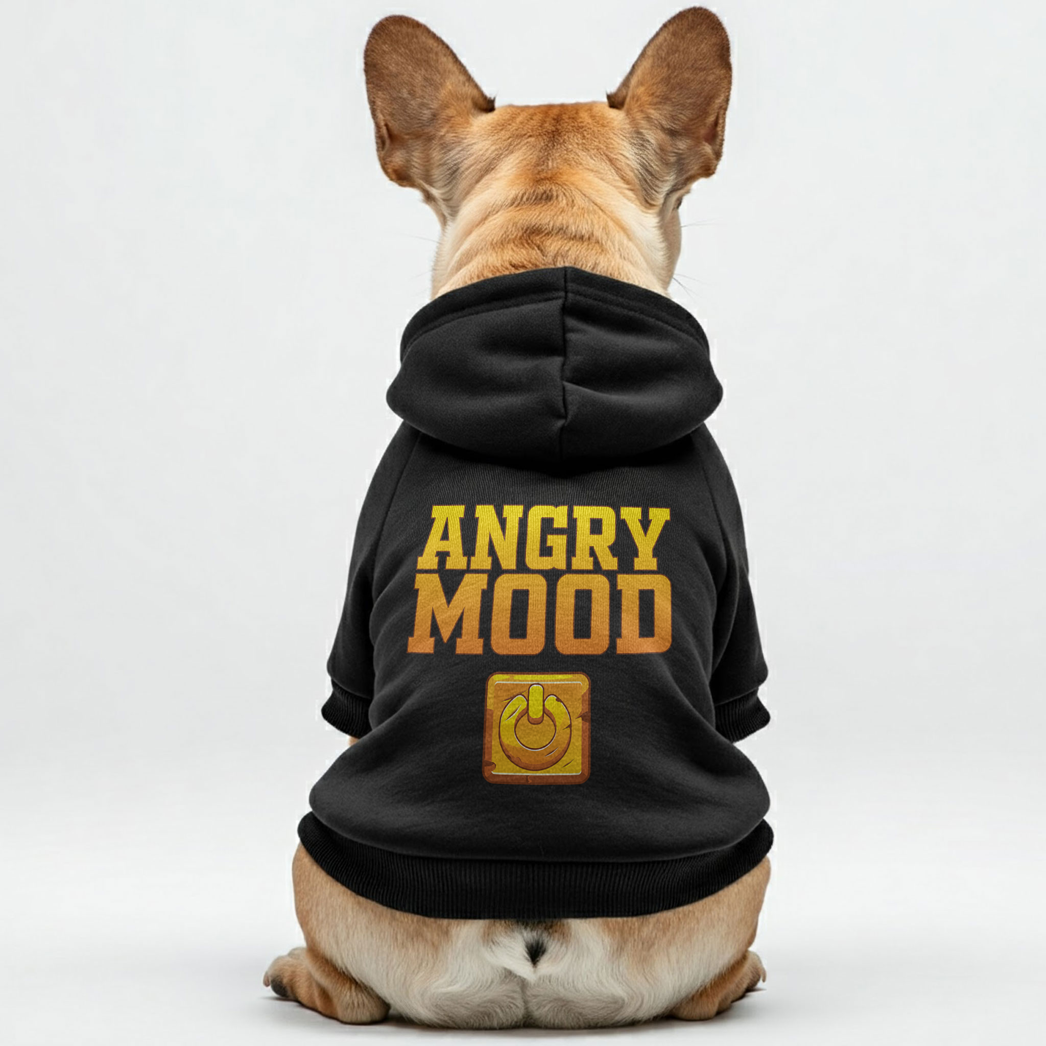 Angry Mood - French Bulldog Themed Personalized French Bulldog Hoodies With Funny Quotes – Stylish, Cozy, And Premium 100% Cotton Pet Owner Apparel