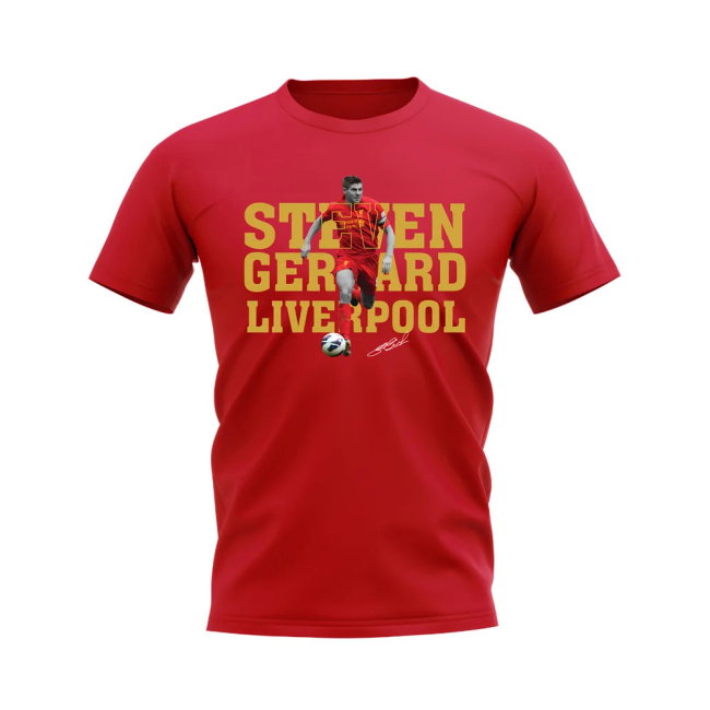 Steven Gerrard Liverpool Player supporter T-Shirt (Men