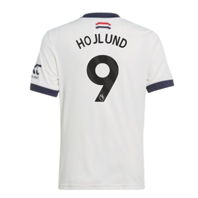 Official 2024-2025 Man Utd Third Shirt (kids) (hojlund 9) - Premium