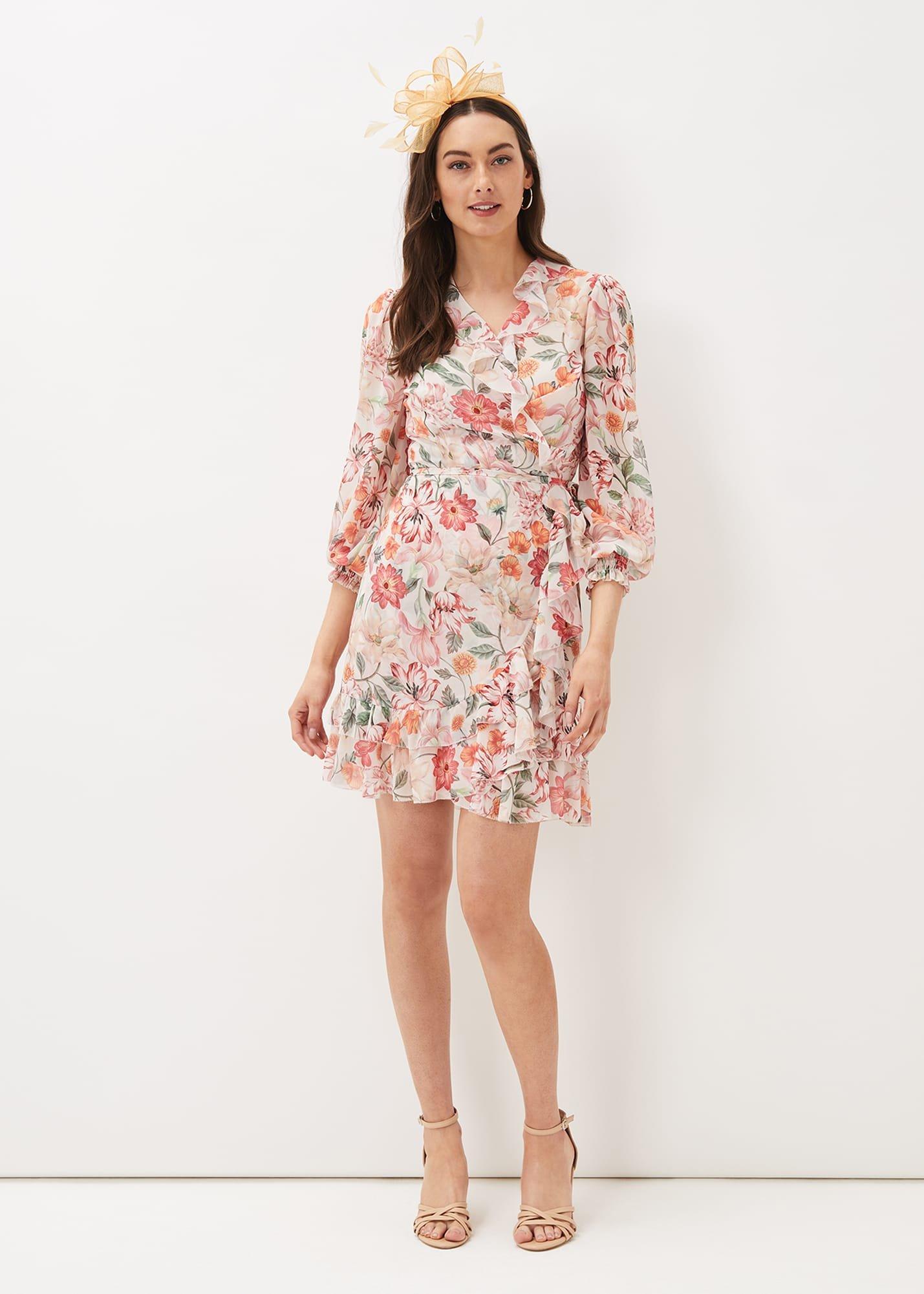 Melinda Floral Wrap Dress