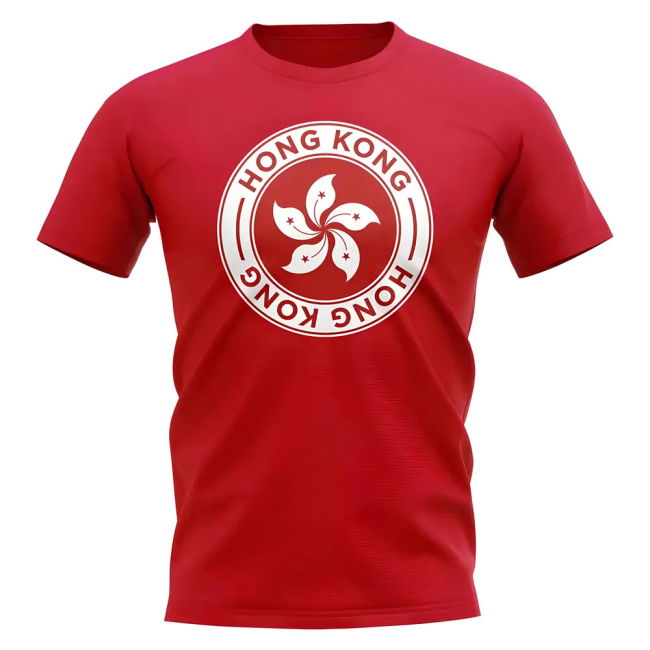 Climate-Control Hong Kong Football Badge T-Shirt (Red) Aero-Dynamic