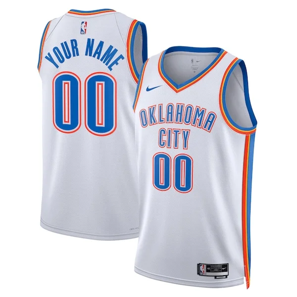Oklahoma City OKC Swingman Jersey - contemporary exclusive - White