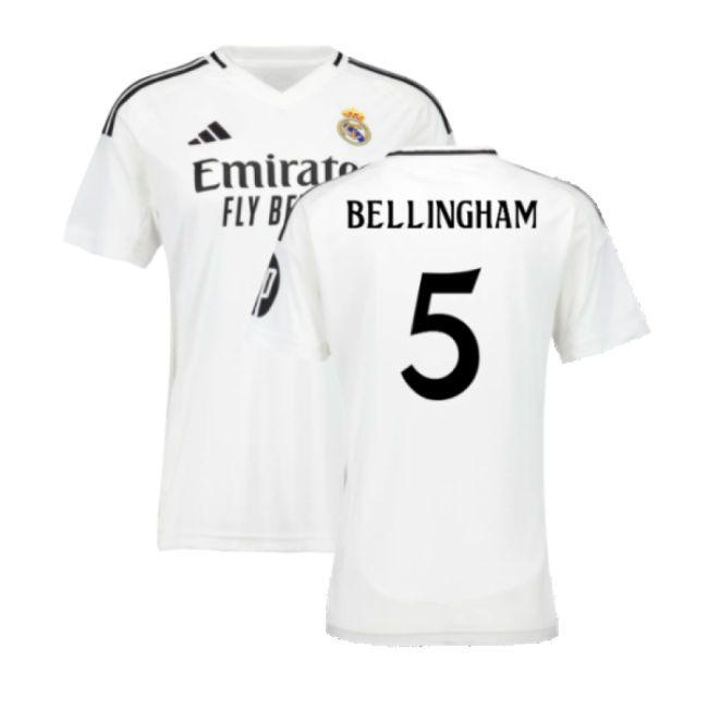 2024-2025 Real Madrid Home Premium Jersey Bellingham Advanced Textile