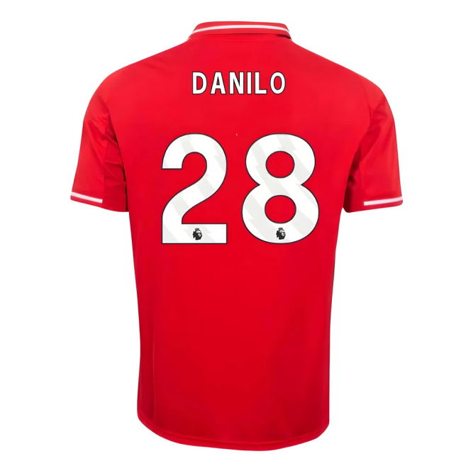 Devoted Football Nottingham Forest Home Shirt Danilo #28 Elite Per...