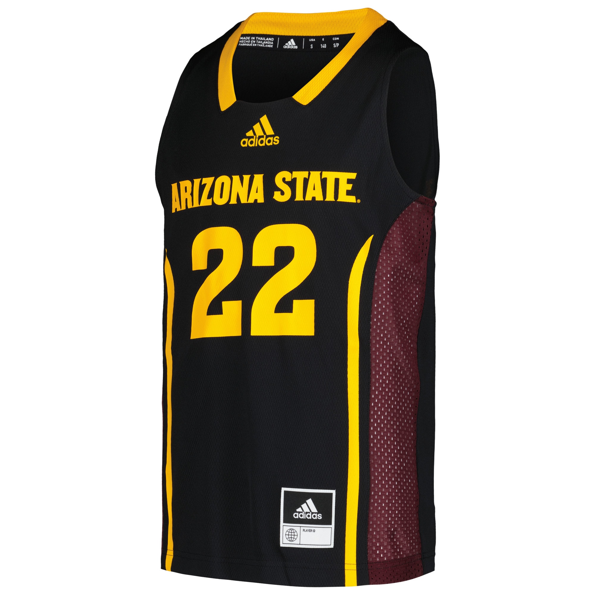 [NJP] Arizona State Sun Devils Youth Swingman Jersey - Black