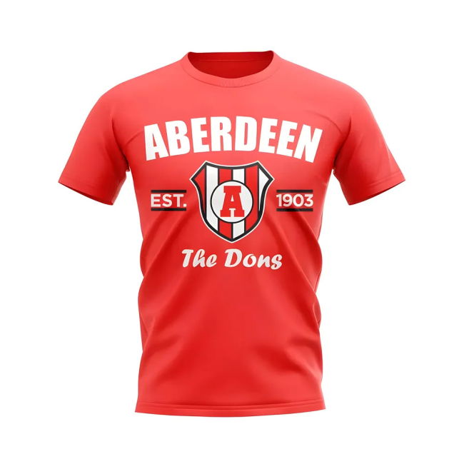 Aberdeen Fc Fan T-shirt D. Costa #19 Affordable Official Mercha (v10)