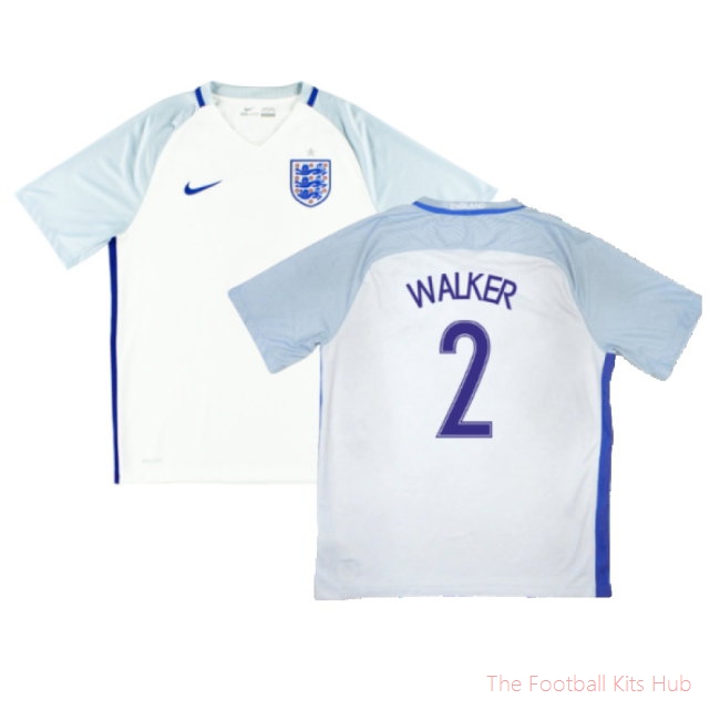 England 2016-17 Home Shirt (XL) (Excellent) (Walker 2)