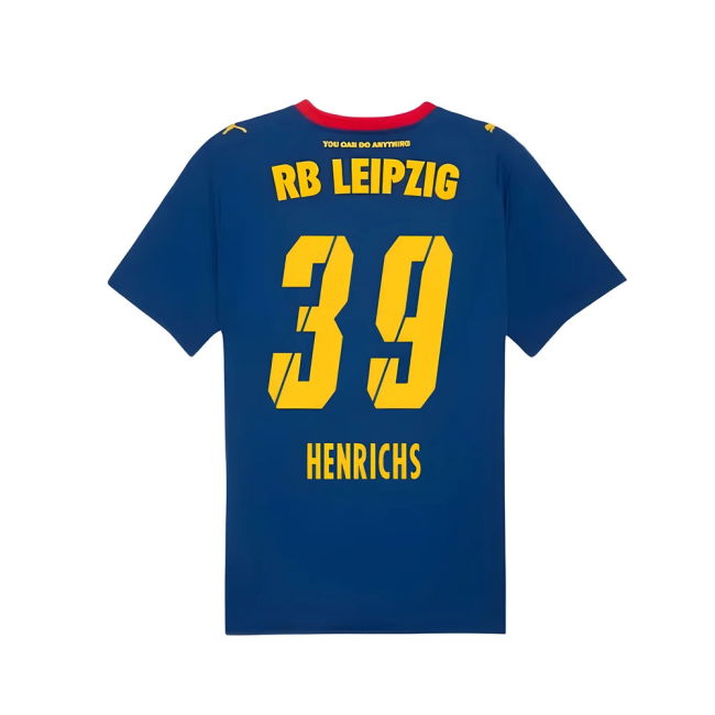 Red Bull Leipzig 2025-2026 Away Football Kit (Henrichs 39)