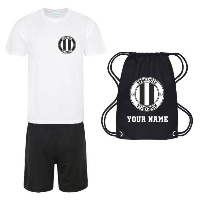 Chic Newcastle Personalised Newcastle Training Kit Package for Game...