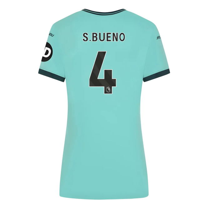 2025-2026 Wolves Away Jersey (Womens) (S.Bueno 4)