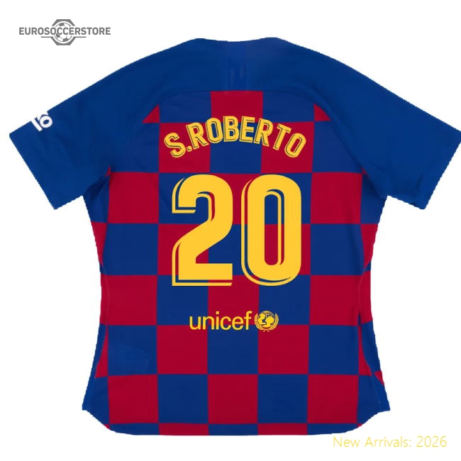 Barcelona 2019-20 Home Fan Version For Women S) Game Day Jersey
