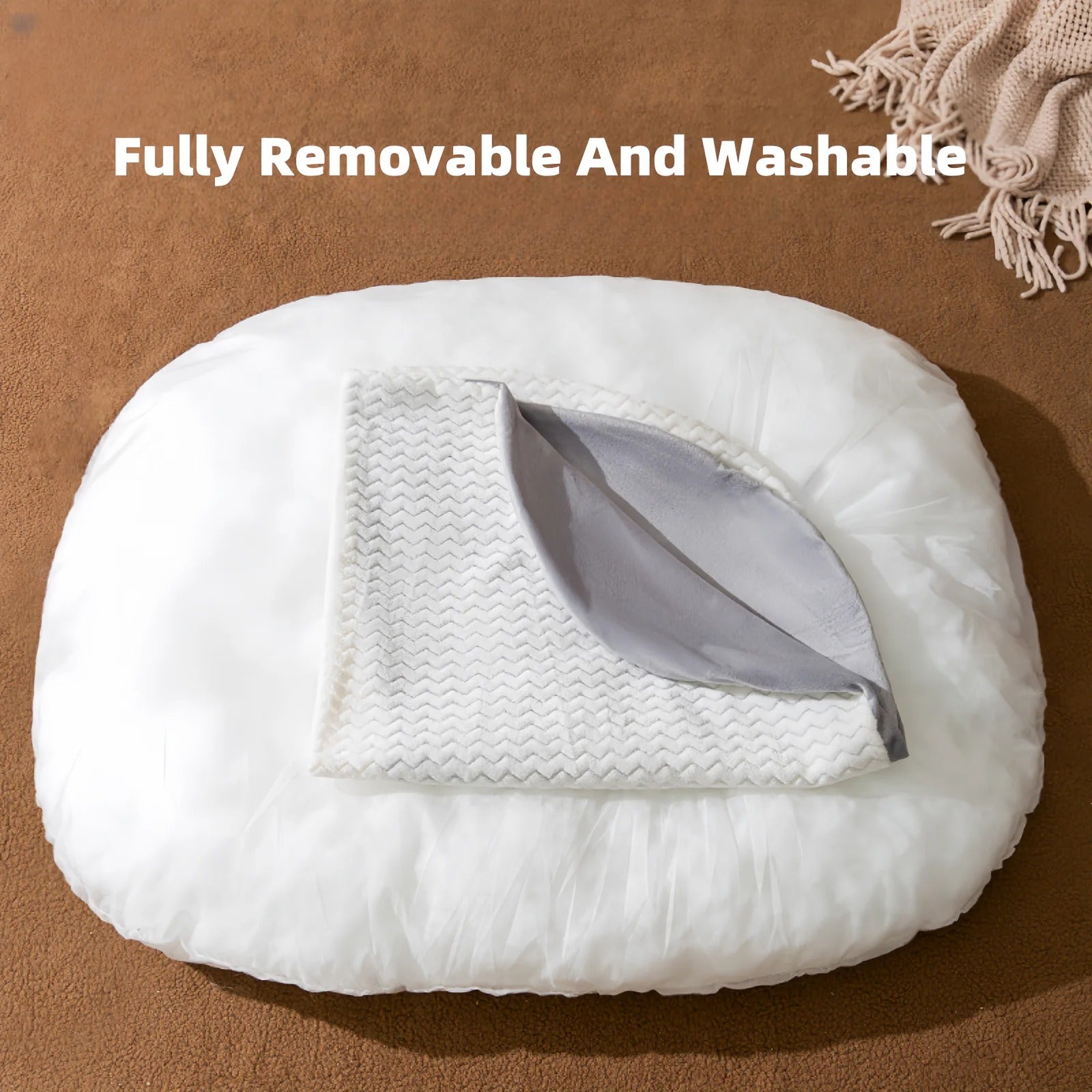 Premium Nappyla Warm Nest Sofa For French Bulldogs – Soft Snuggly And...