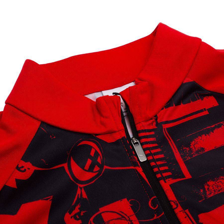 Milan Training Shirt 1/4 Zip Pre Match - For All Time Red/PUMA Black