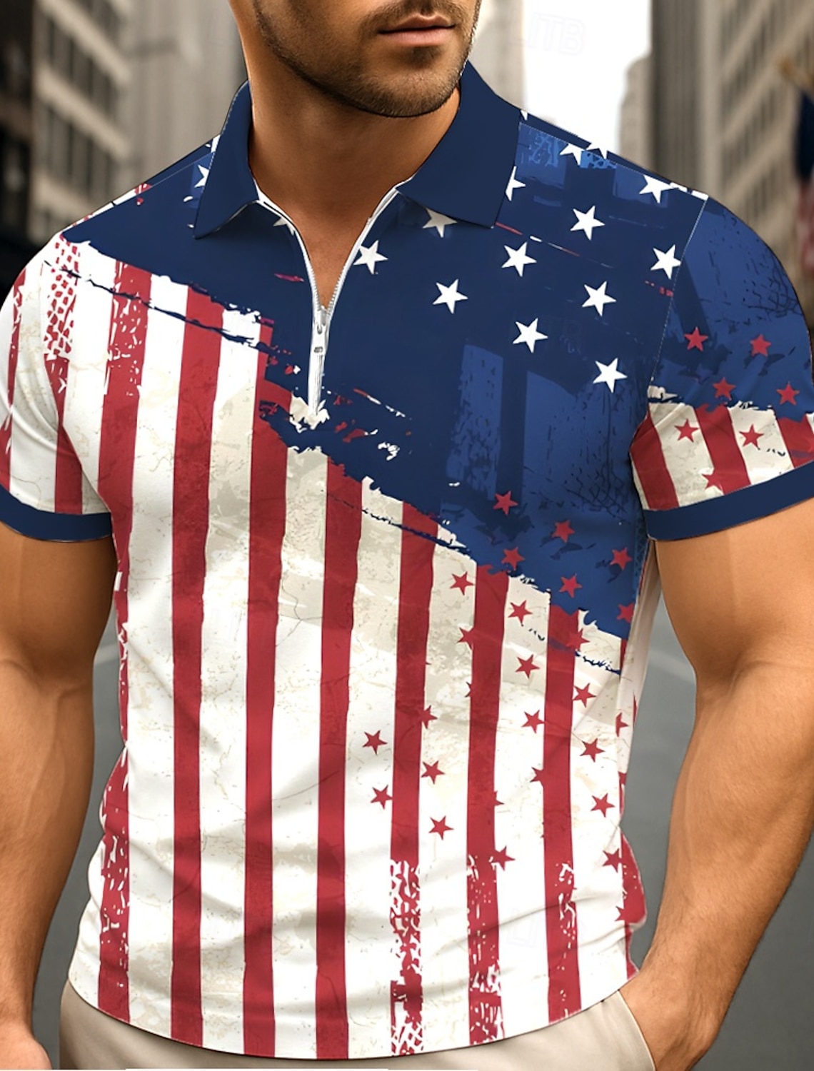 America's 250th Anniversary Independence Day Men's US Flag Patriotic