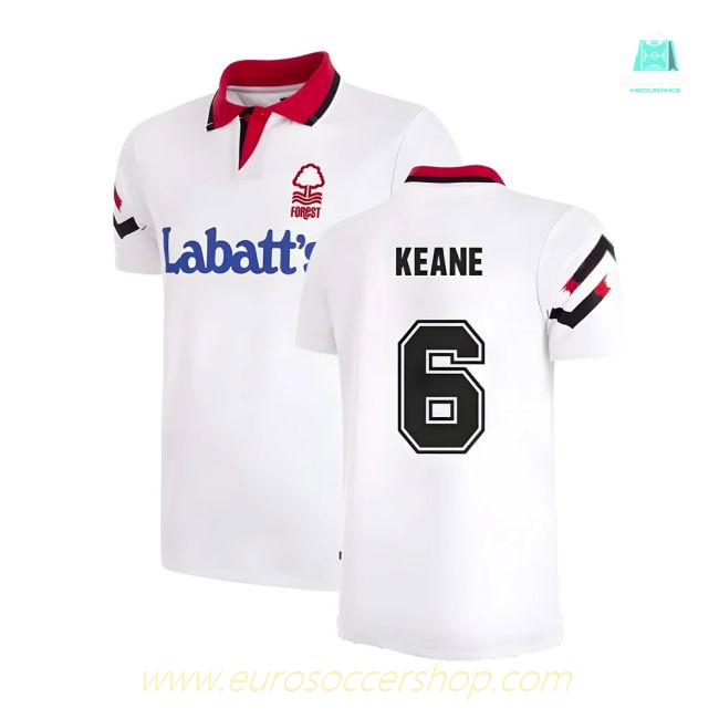 1992-1993 Nottingham Forest Away Retro Shirt (Keane 6)