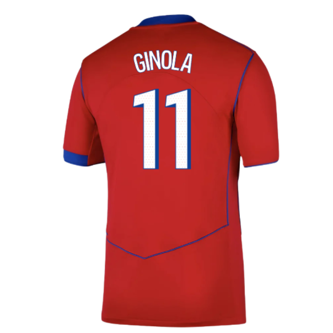 Official Supporter 2025-2026 Psg Third Shirt (Ginola 11)