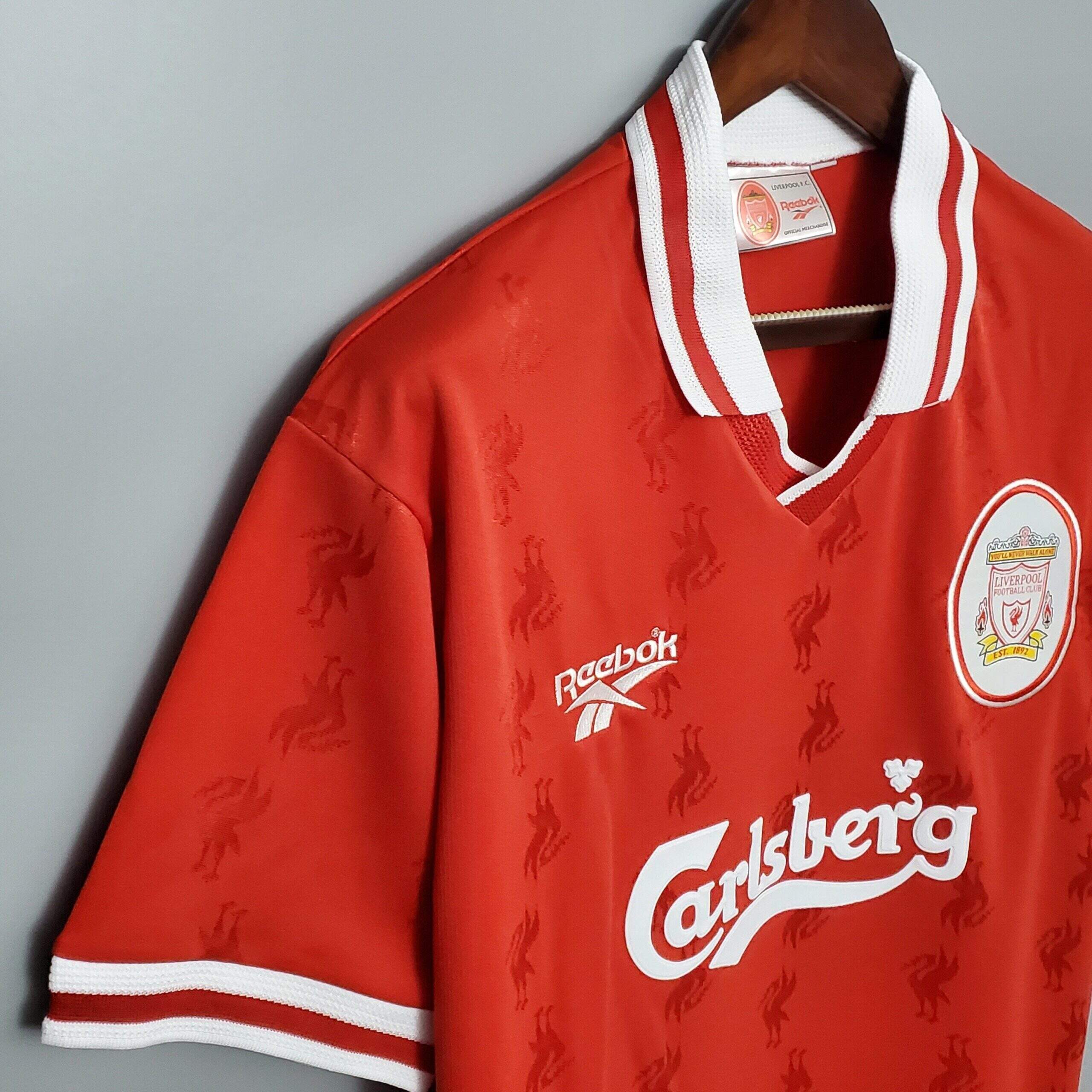 Cheap 1996-1997 Liverpool home retro kit