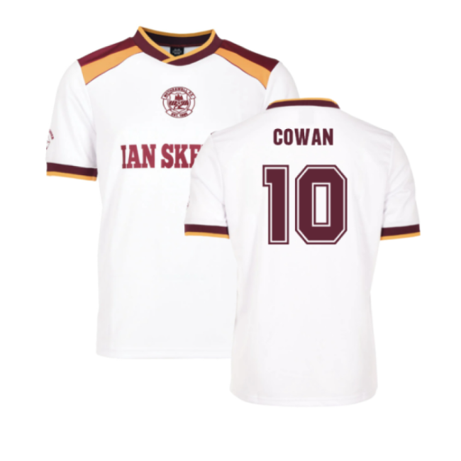 High Quality 1988-1989 Motherwell Away Away Cowan 10 With Retro