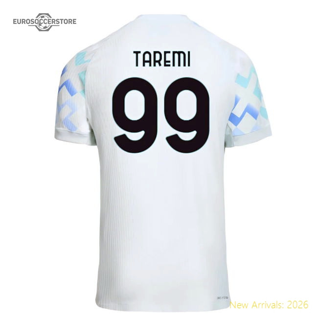 Premium 2025-2026 Inter Milan Authentic Away Shirt (Taremi 99)