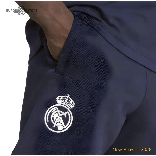 2025-2026 Madrid Real Madrid Us Shorts (Navy) Supporter Version
