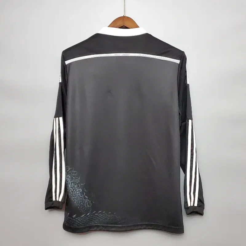 Cheap 2014-2015 Long Sleeve Real Madrid Third retro kit