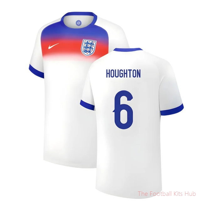 2025 England Womens Team Home Shirt (Unisex) (HOUGHTON 6)