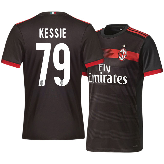 Match Quality AC Milan Third 201718 Franck Kessie 79 Soccer Jersey
