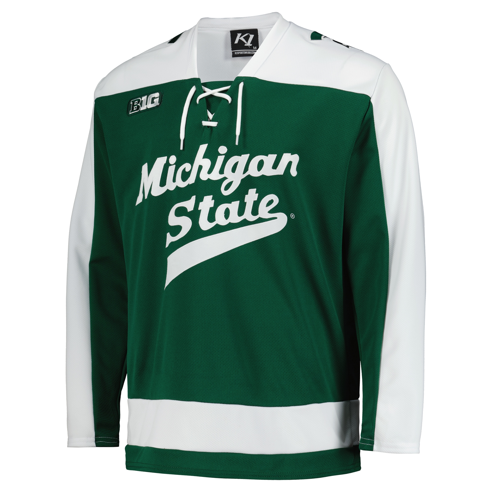 [DDG] Michigan State Spartans Replica Hockey Jersey - Green