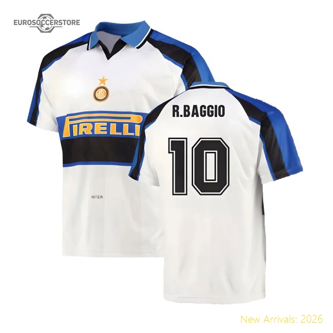 High-quality 1996 Inter Milan Away Shirt (rbaggio 10) - Premium Collection
