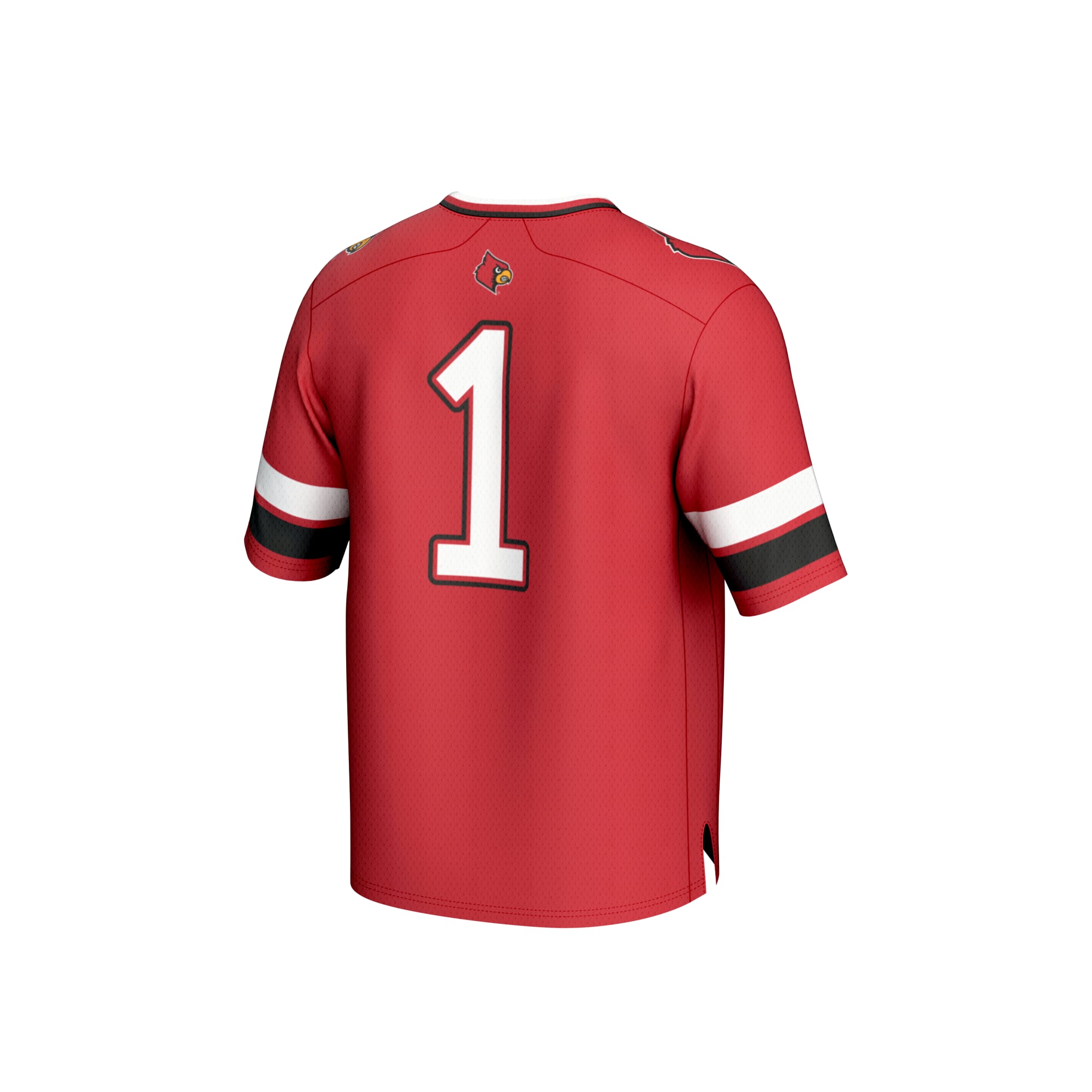 Unisex #1 Red Louisville Cardinals Lightweight Collegiate Football Fashion Jersey