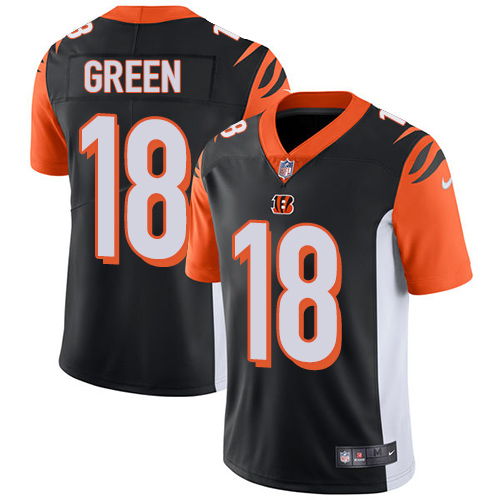 NFL CIN Bengals A.J. Green #18 Limited Green Authentic Jersey