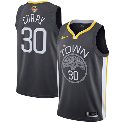 Black Nike Stephen Curry #30 Warriors Jersey - High-Quality Polyester