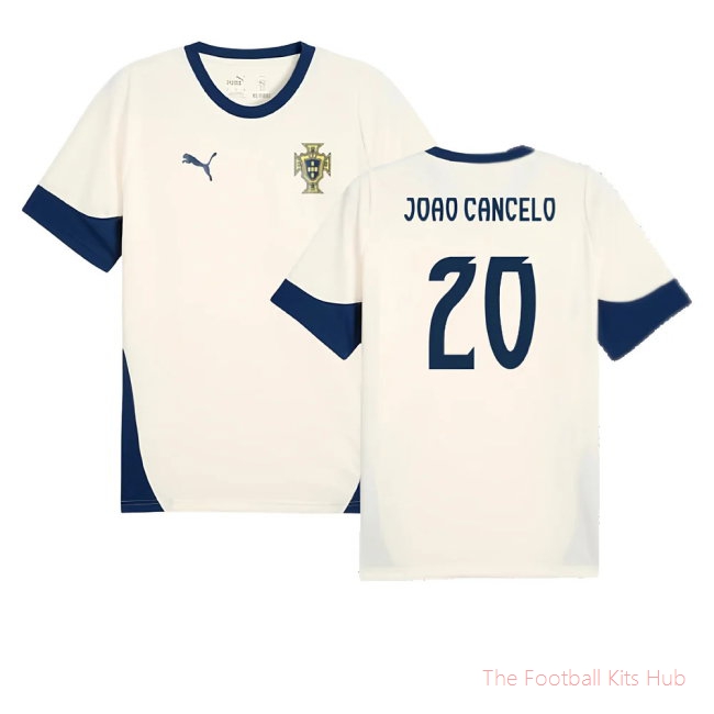 2025-2026 Portugal Training Jersey (Sugared Almond) (Joao Cancelo 20)