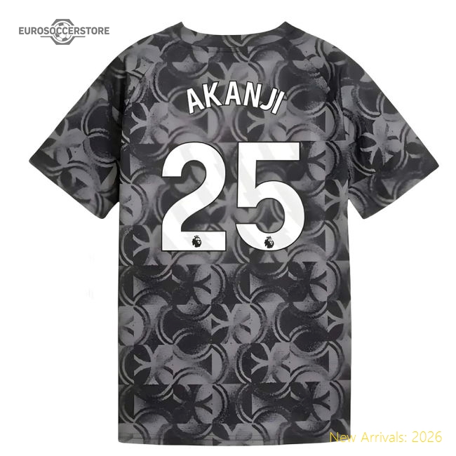 Superior Home Premier League Team Akanji Jersey 2025-2026 Durable
