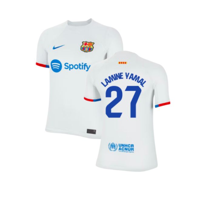Top Grade 2023-2024 Barcelona Away With Retro Design - Machine