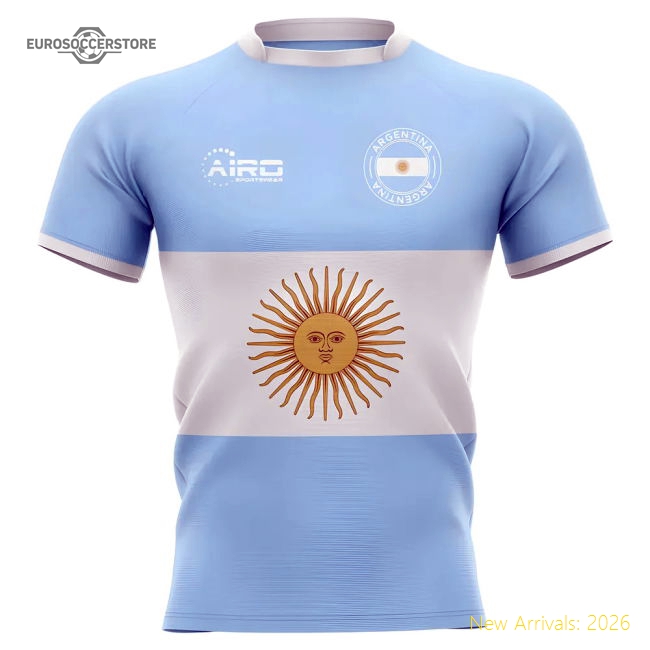 2025-2026 Argentina Flag Concept Rugby Shirt