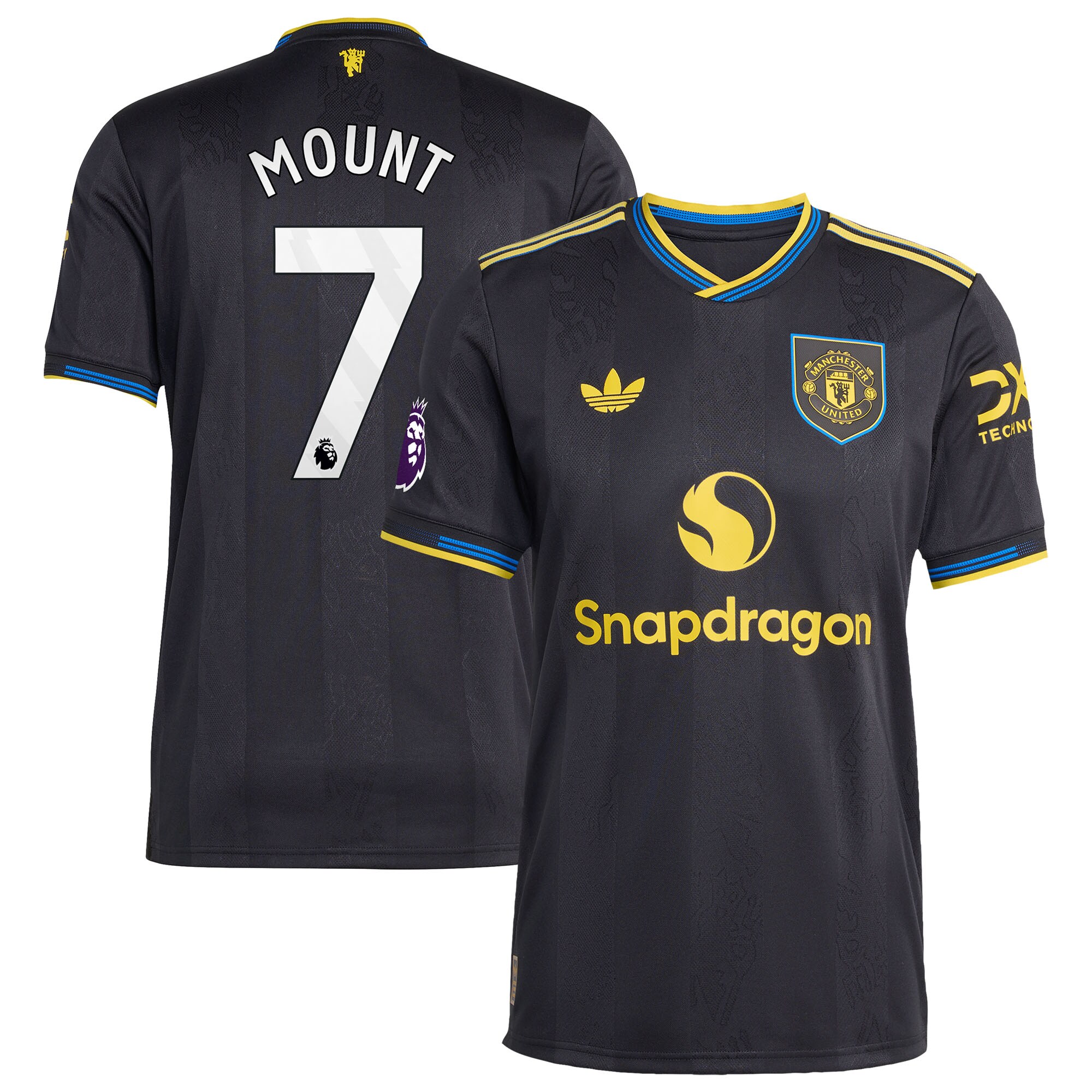 [SJH] Mason Mount Manchester United 2025/26 Third Authentic Player Jersey - Black