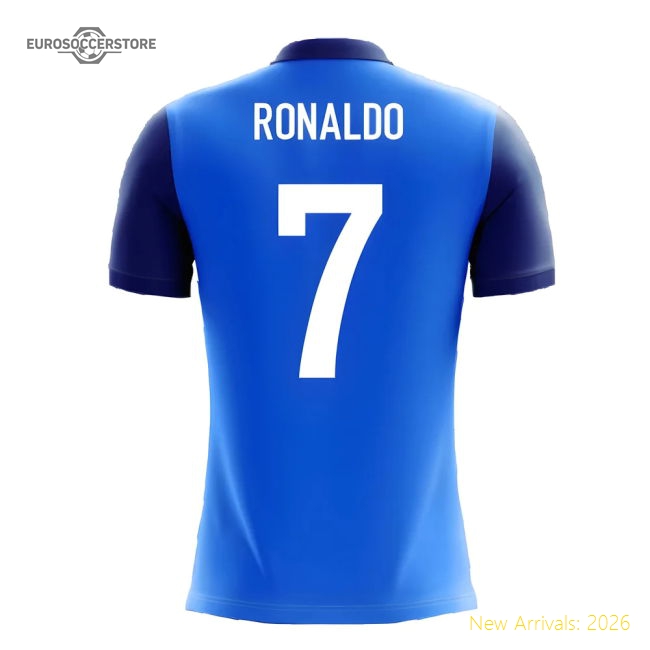 High-quality Kids Football Team Ronaldo Jersey 2025-2026 Tag-free