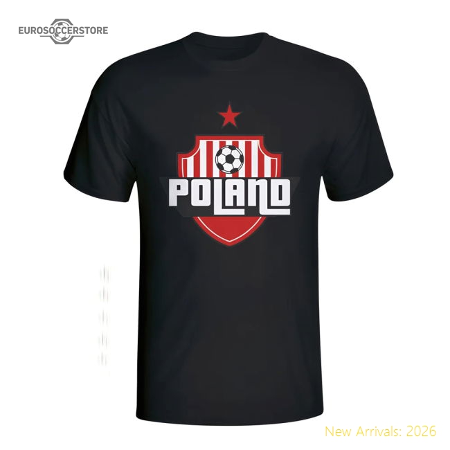 Poland Country Logo T-shirt (black)
