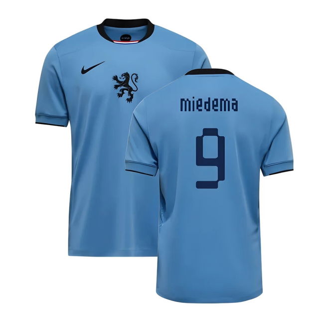 2025-2026 Netherlands Womens Team Away Shirt (Kids) (Miedema 9)